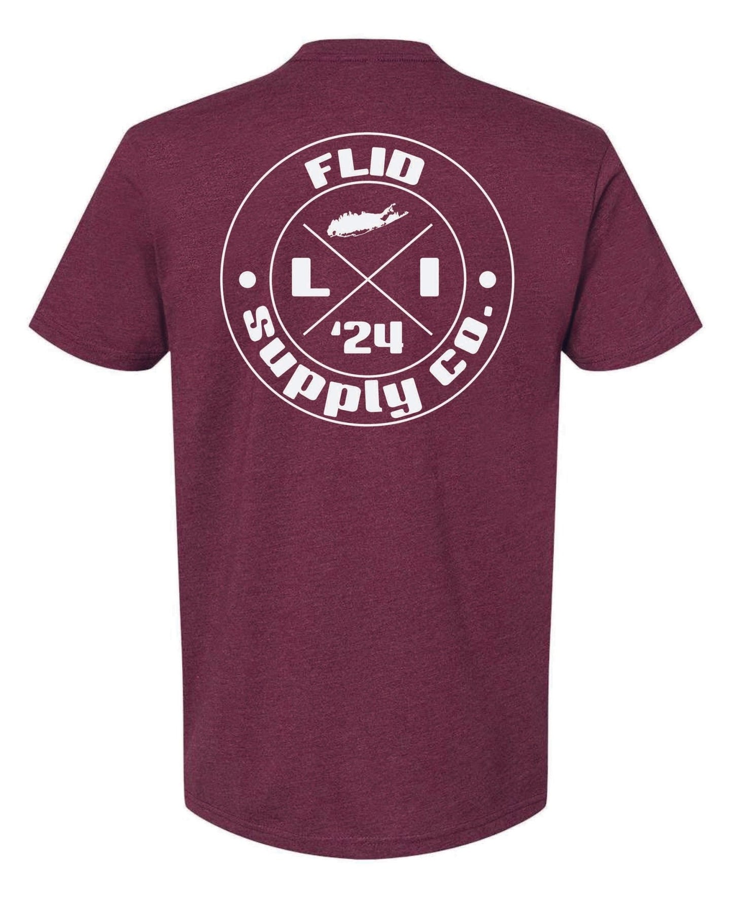 FLIDWear Classic Fit T-Shirt – Heather Maroon 3XL - High Quality - Long Island | FLIDWear