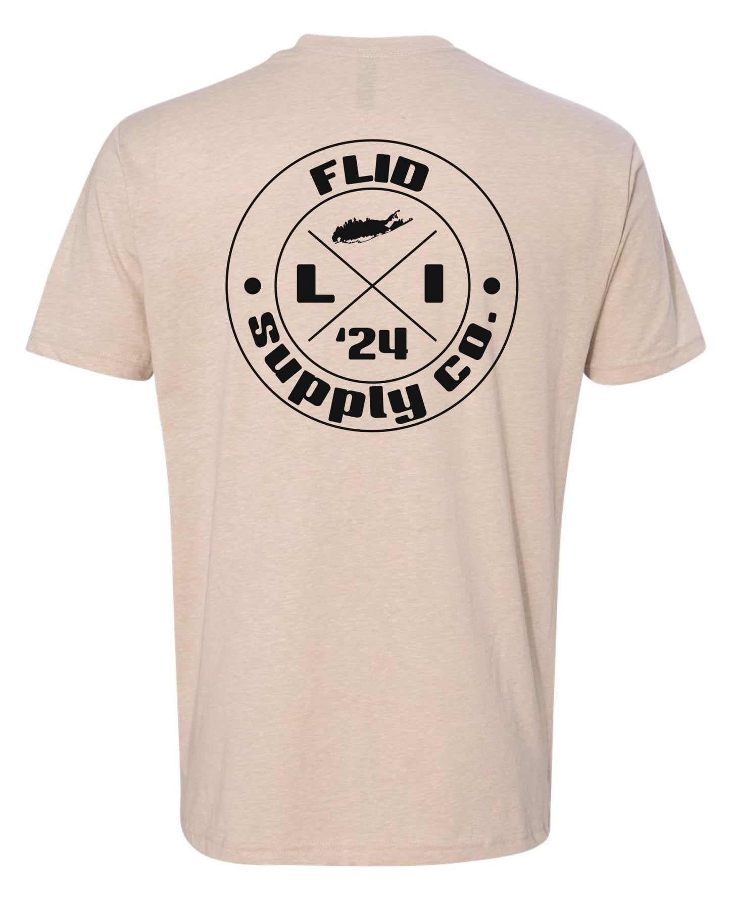 FLIDWear Classic Fit T-Shirt – Sand 3XL - High Quality - Long Island | FLIDWear