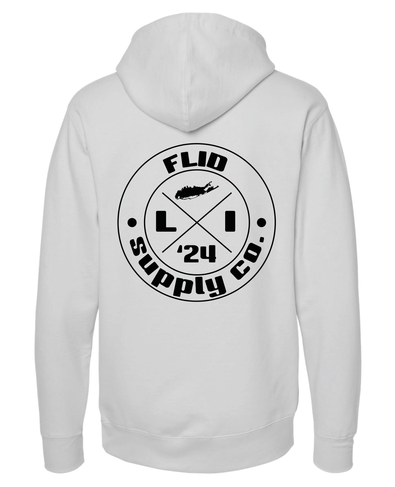 FLIDWear Heavyweight Hoodie – Smoke XS - High Quality - Long Island | FLIDWear