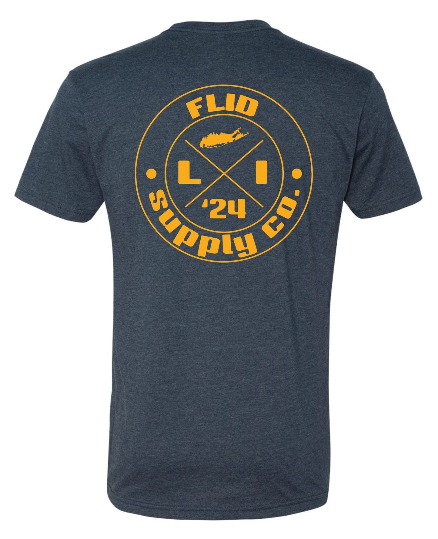 Navy T-Shirt - High Quality - Long Island | FLIDWear